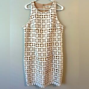 Eliza J Sleeveless Elegant Lace Dress New with Tags